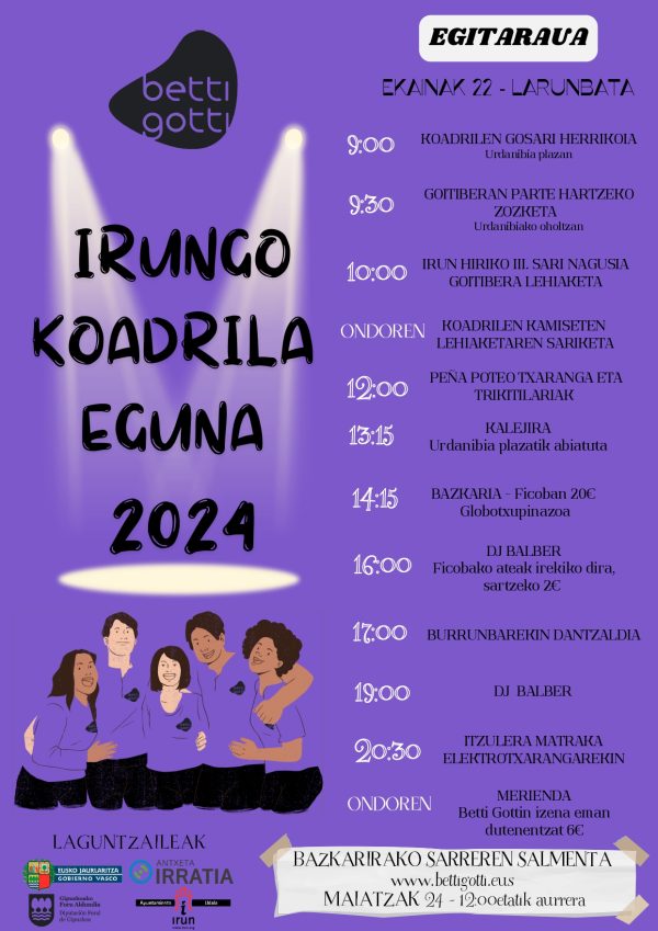 2025 "Kuadrilen Eguna - Herri Bazkaria"-ko tiketa
